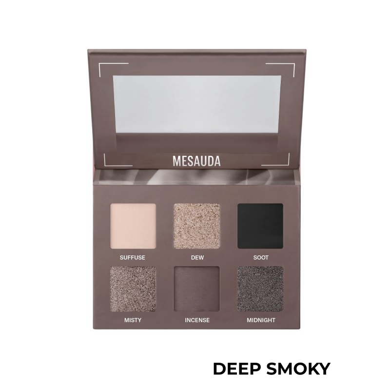 MESAUDA BARE HARMONY 2.0 202 DEEP SMOKY Palette da 6 Ombretti