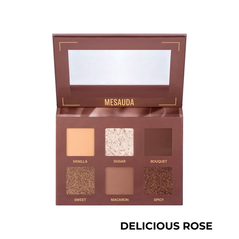 MESAUDA BARE HARMONY 2.0 204 DELICIOUS ROSE Palette da 6 Ombretti