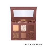 MESAUDA BARE HARMONY 2.0 204 DELICIOUS ROSE Palette da 6 Ombretti