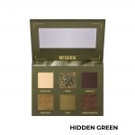 MESAUDA BARE HARMONY 2.0 205 HIDDEN GREEN Palette da 6 Ombretti