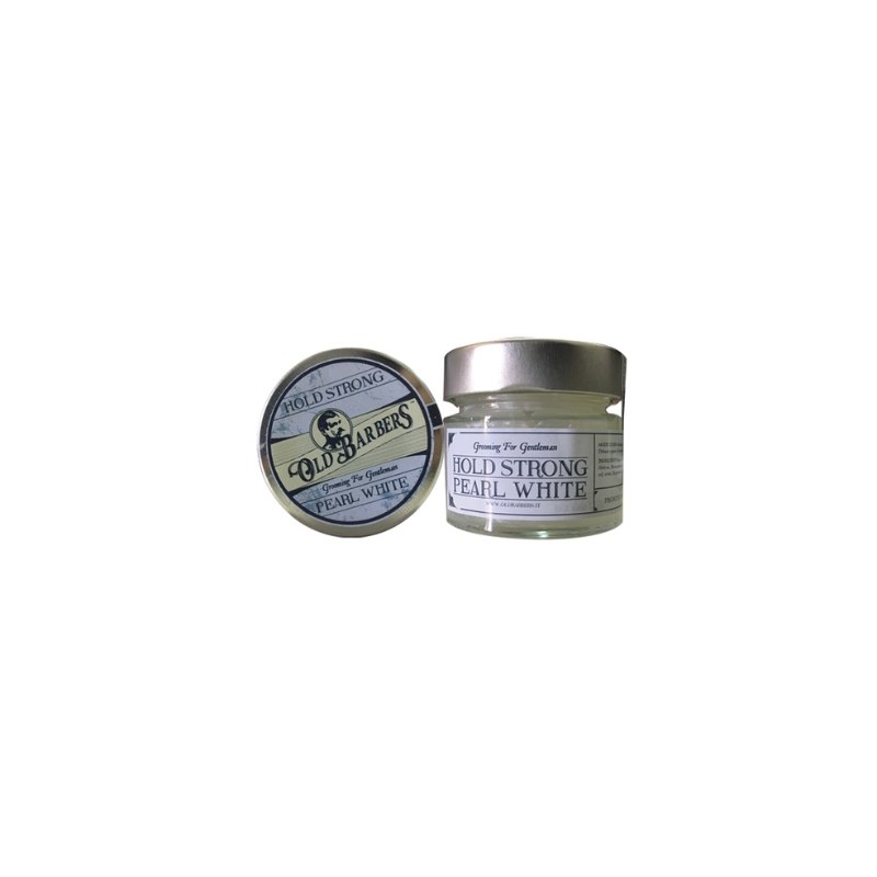 OLD BARBERS HAIR WAX PEARL WHITE E RED Cera ad Acqua per Capelli Professionale 100 ml