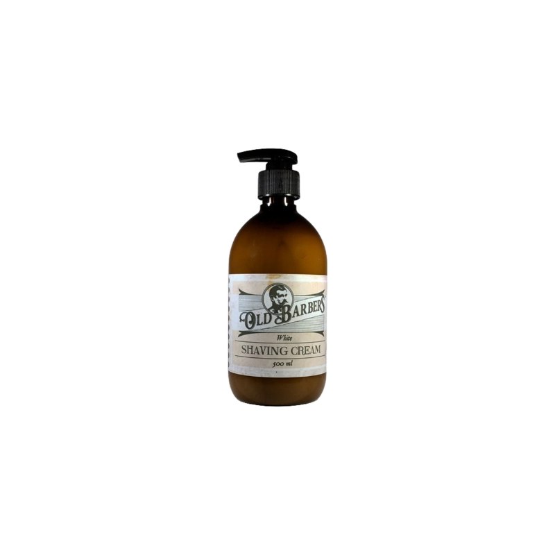 OLD BARBERS SHAVING CREAM WHITE Crema da Barba Professionale per una Facile Rasatura 100 ml