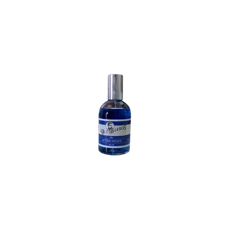 OLD BARBERS AFTER SHAVE BLUE