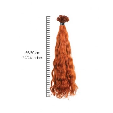 SHE HAIR - HEX8002M EXTENSION CON CHERATINA - MOSSI cm 50/55 - 20/22 inches