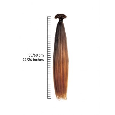 SHE HAIR - HEX8012BL EXTENSION CON CHERATINA CON EFFETTO BALAYAGE - LISCI cm 55/60 - 22/24 inches