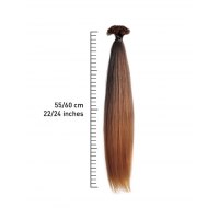 Extension capelli con cheratina EFFETTO OMBRE - LISCI cm 55/60 - 22/24 inches