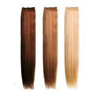 Extension capelli con tessuti naturali LISCI cm 40-45