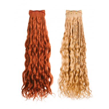 SHE HAIR - WLH8510C CAPELLI TESSUTI NATURALI- RICCI cm 40/45 - 16/18 inch