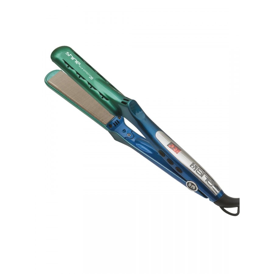 Piastra per capelli professionale SHE HAIR CON FIBRE DI SETA 28 x100mm