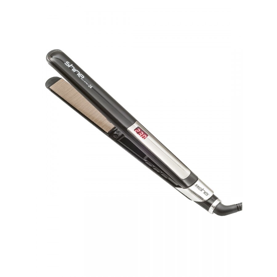 Piastra per capelli professionale SHE HAIR CON FIBRE DI SETA 24 x100mm