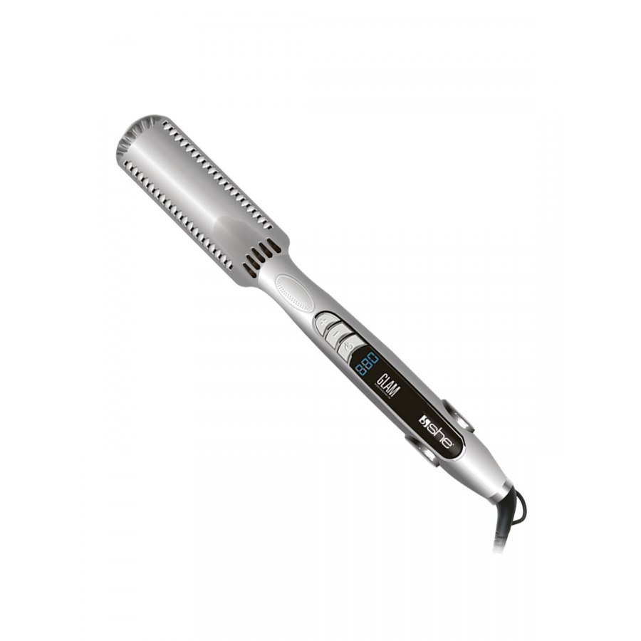 Piastra professionale SHE HAIR GLAM in titanio, ceramica e tormalina 35×100 mm
