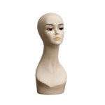 Testina portaparrucca completa di makeup, SHE HAIR per esposizione MTSM12