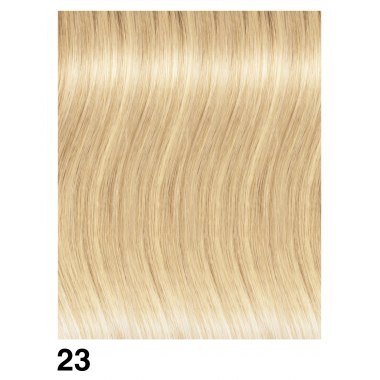 Extension con clip in capelli naturali lisci SHE HAIR BELLE/M Set da 2 pezzi
