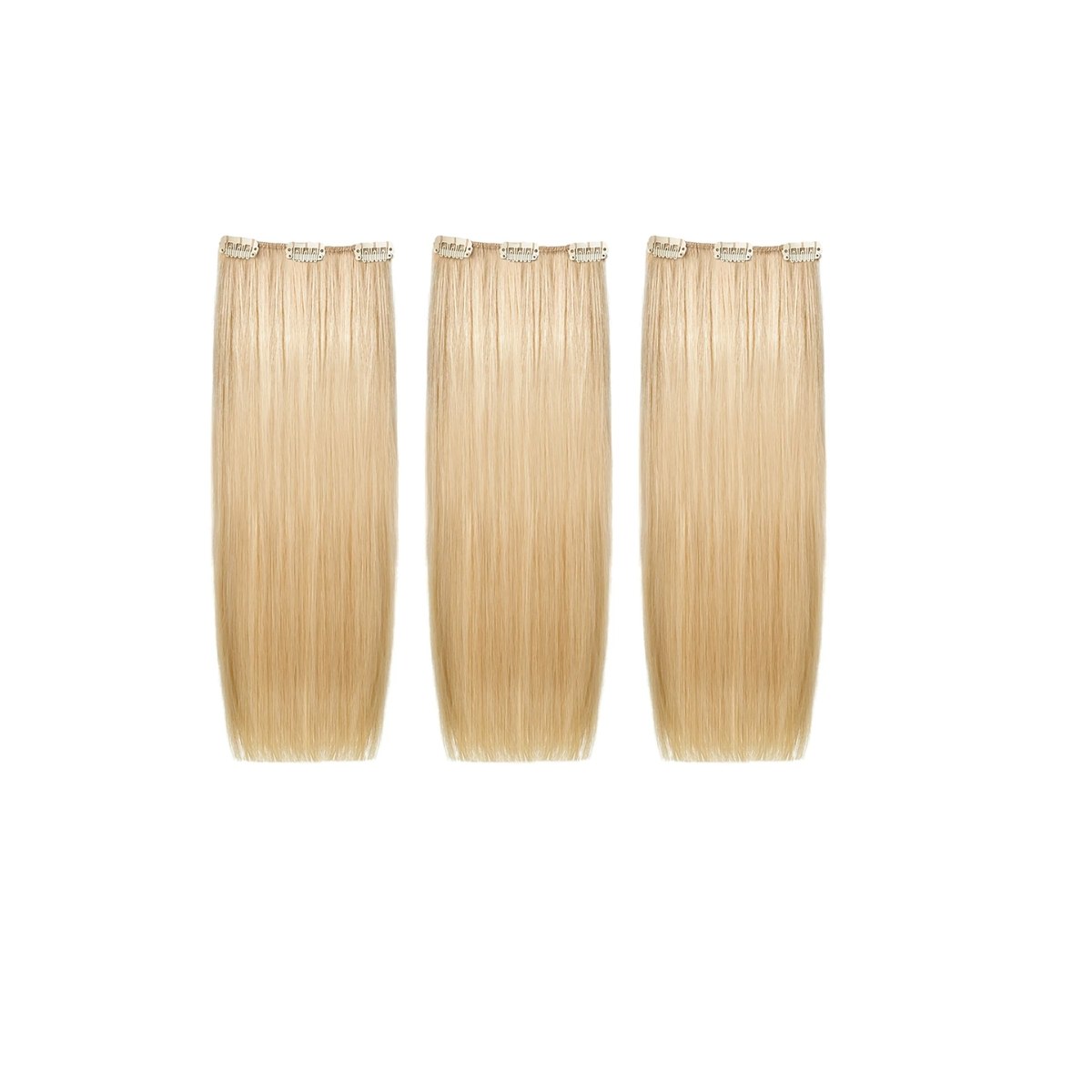 Extension con clip in capelli naturali lisci effetto shatush SHE HAIR EASY20 50/55cm 9 pz.