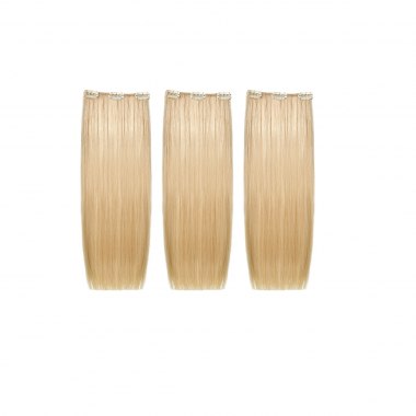 Extension con clip in capelli naturali lisci SHE HAIR EXTENCLIP/L 50/55cm 9 pz.