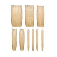 Extension con clip in capelli naturali lisci SHE HAIR EXTENCLIP/C 40/45cm 9 pz.